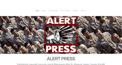 Desktop Screenshot of alertpress.org